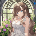 In a luxurious palace garden 4枚目
