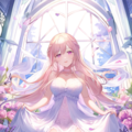 In a luxurious palace garden 6枚目