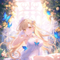 In a luxurious palace garden 2枚目