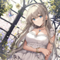 In a luxurious palace garden 5枚目
