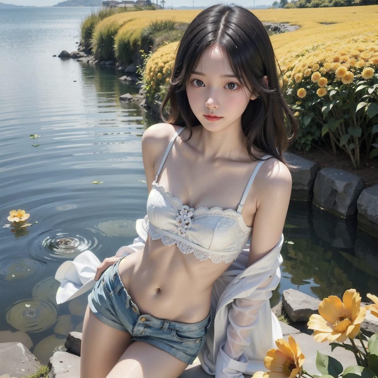 Kerria japonica Flower Girl