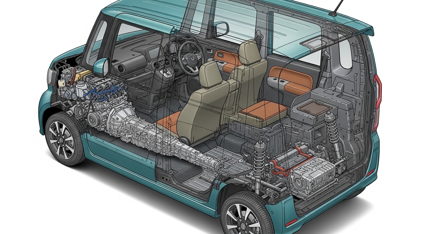 N-BOX透視画面 | の人気AIイラスト・グラビア