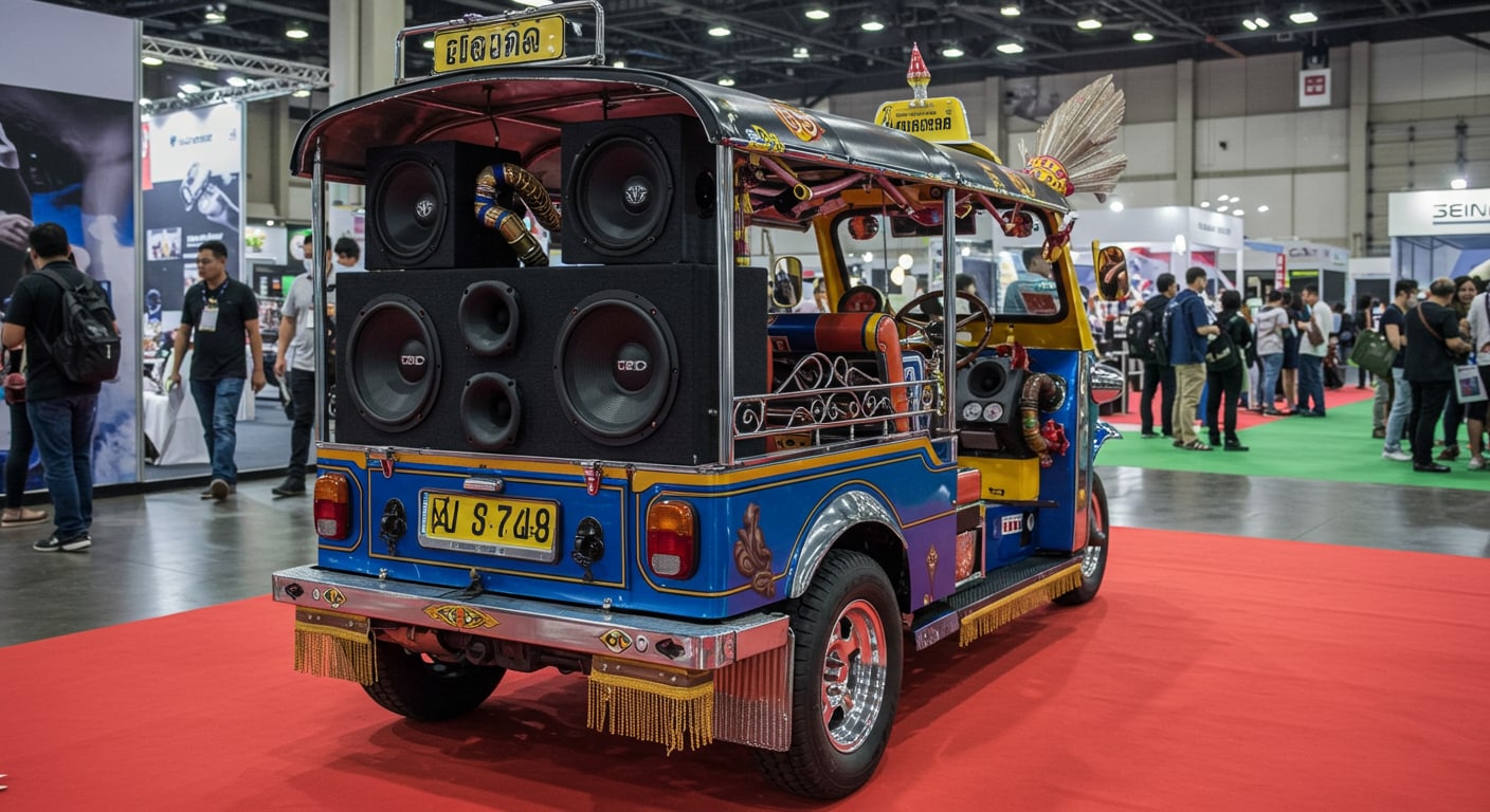 トゥクトゥク　大音量ウーハー付き | の人気AIイラスト・グラビア