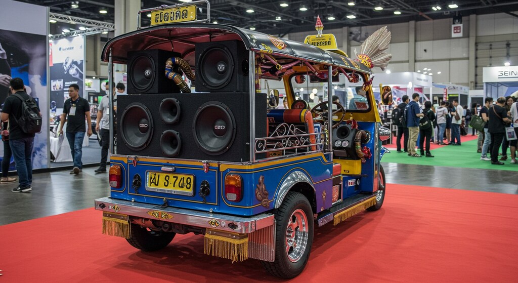 トゥクトゥク　大音量ウーハー付き