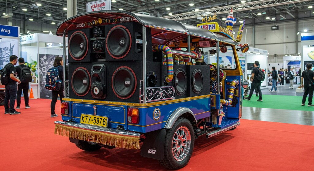 トゥクトゥク　大音量ウーハー付き