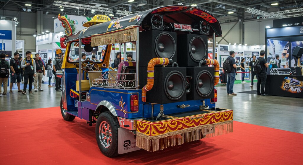 トゥクトゥク　大音量ウーハー付き