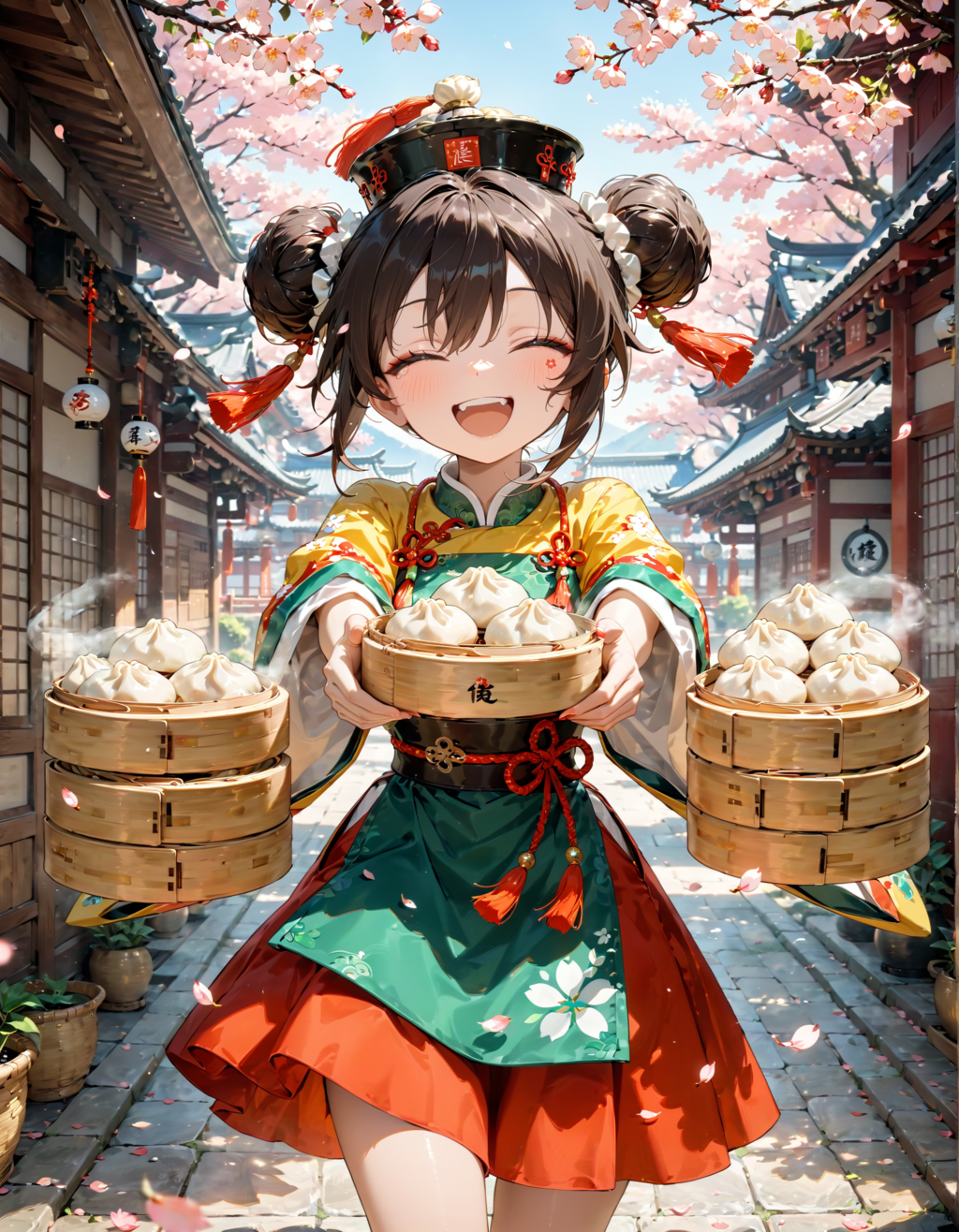 今日は京鼎樓の小籠包の日。さくらの日　その３