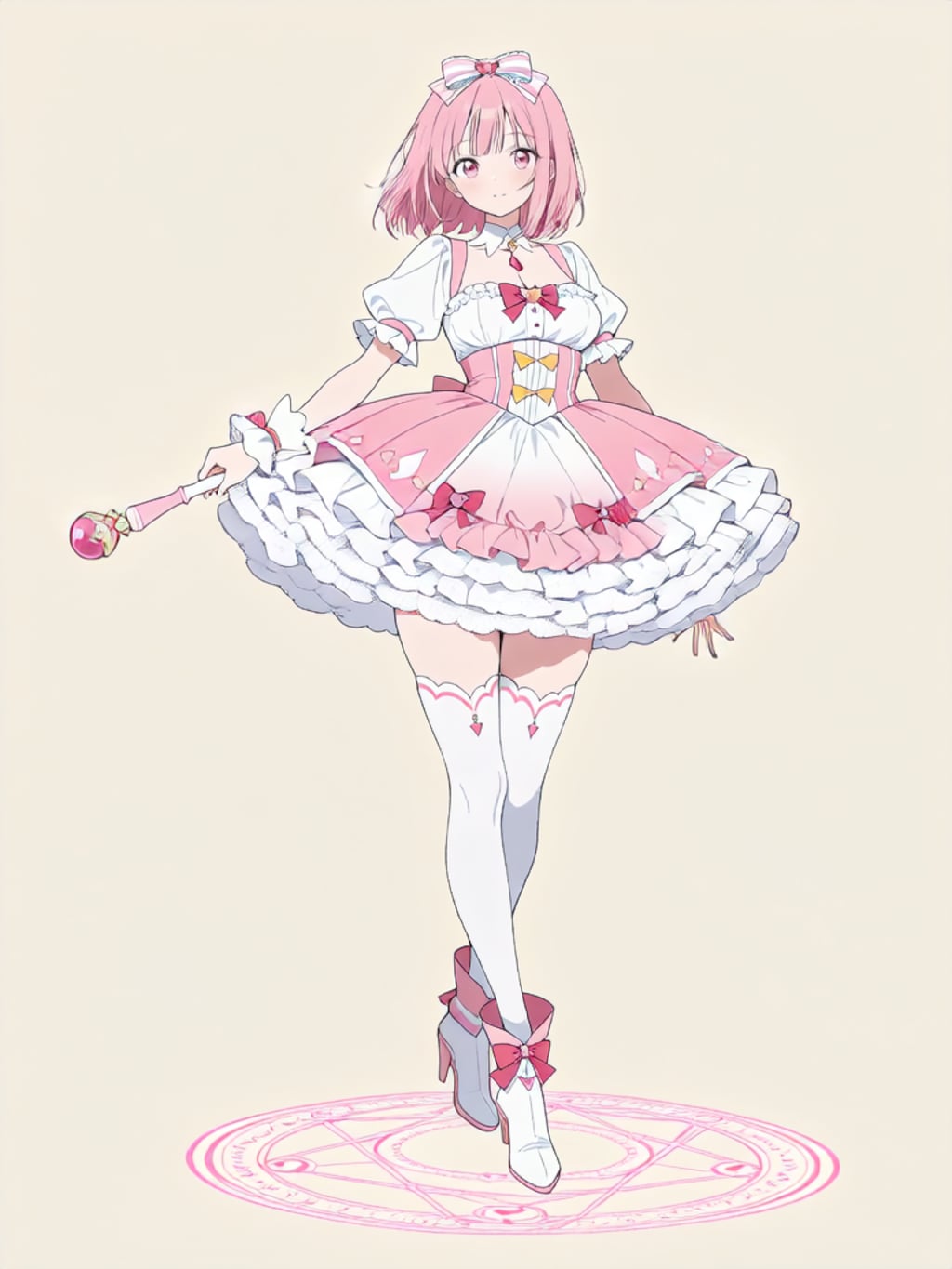 魔法少女モモ 変身シーン