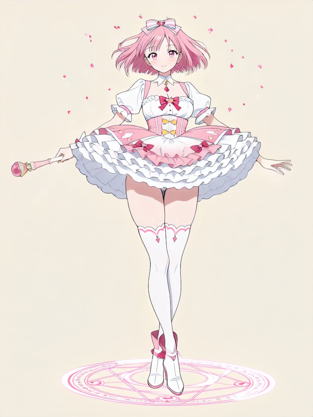 魔法少女モモ 変身シーン