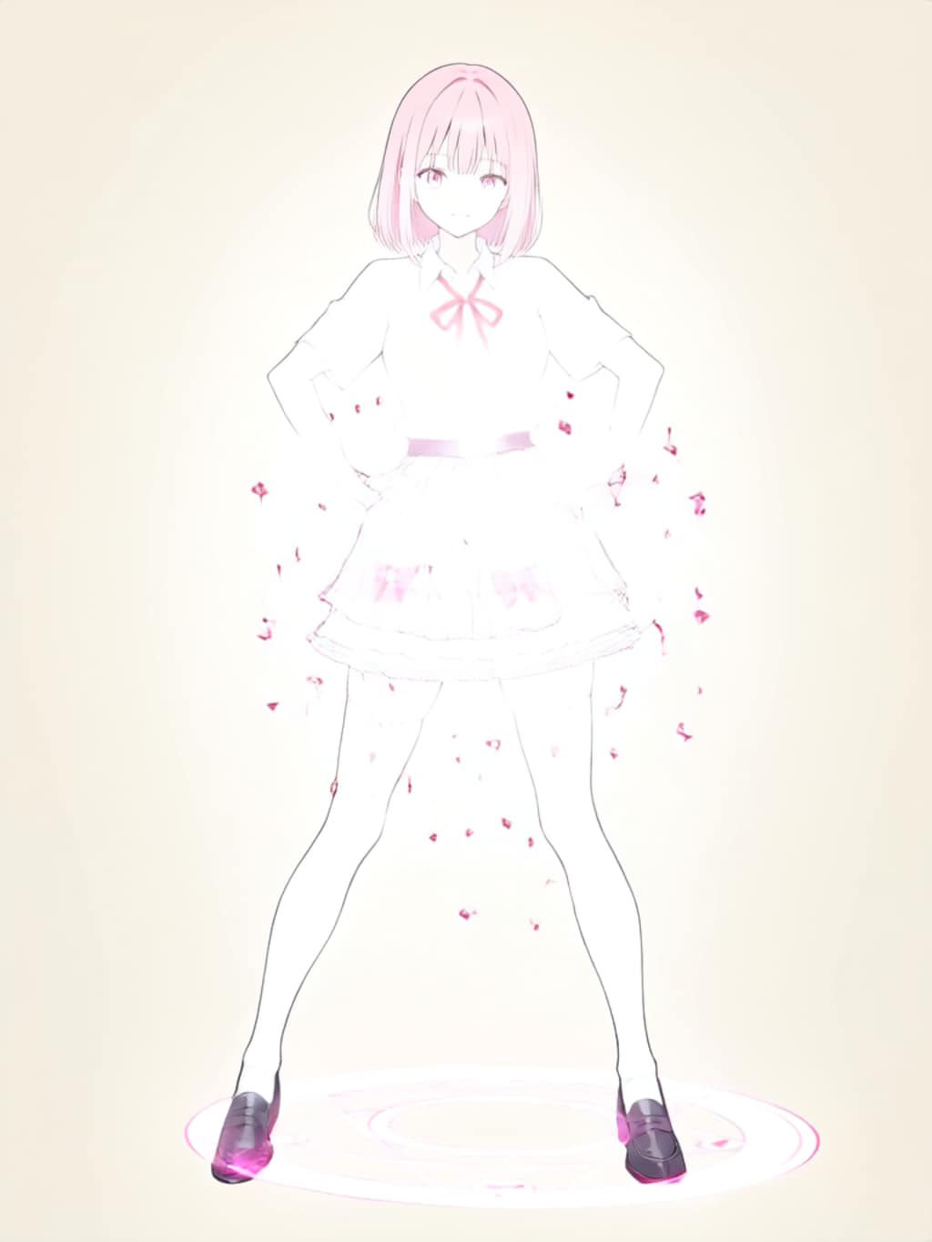 魔法少女モモ 変身シーン