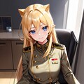 軍服ねこちゃん 2枚目
