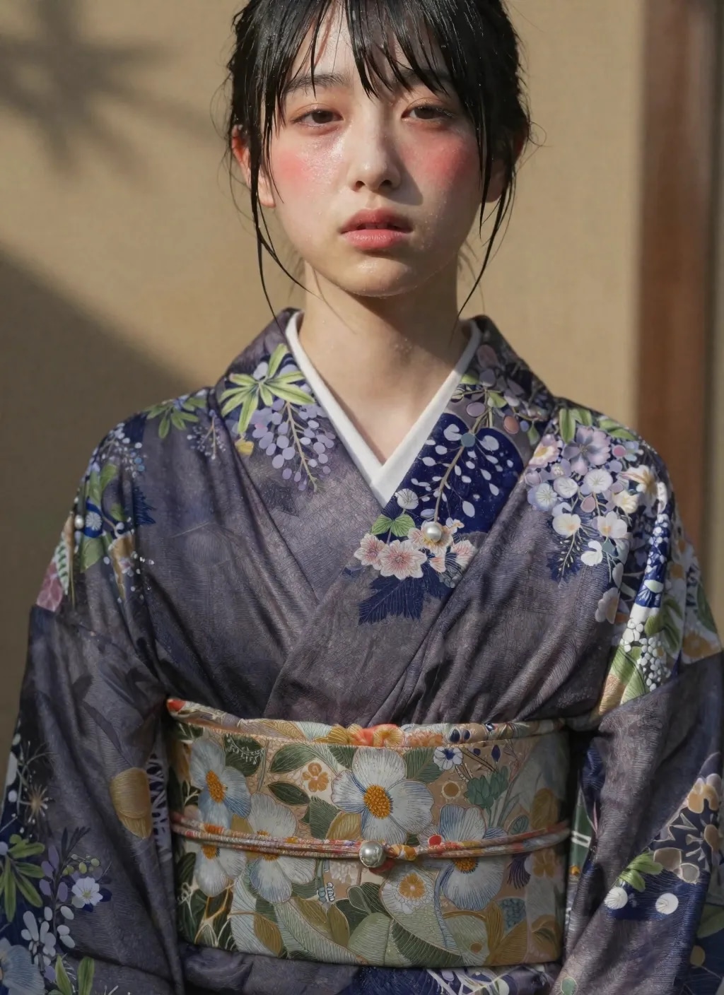 暑い日の浴衣。蒸れた浴衣を。。。フェチ