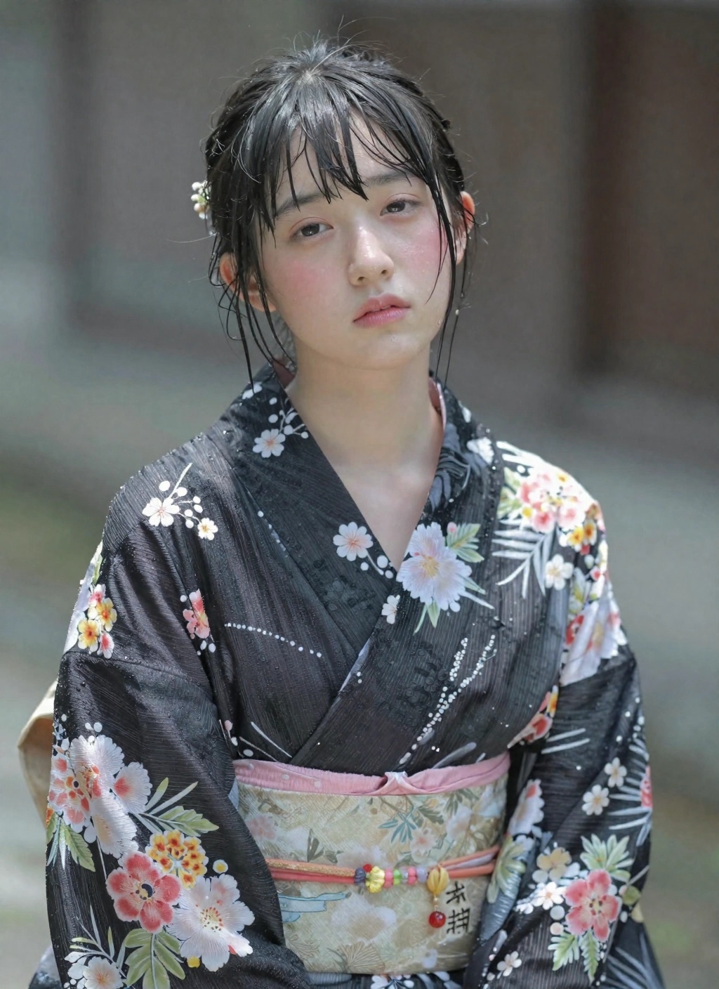 暑い日の浴衣。蒸れた浴衣を。。。フェチ