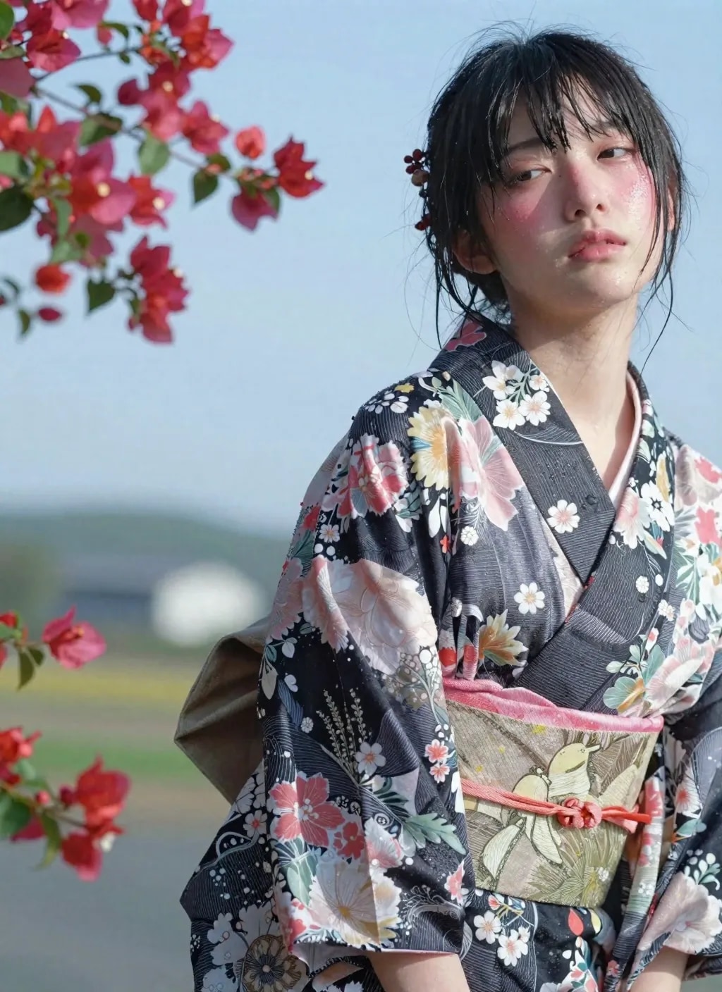 暑い日の浴衣。蒸れた浴衣を。。。フェチ