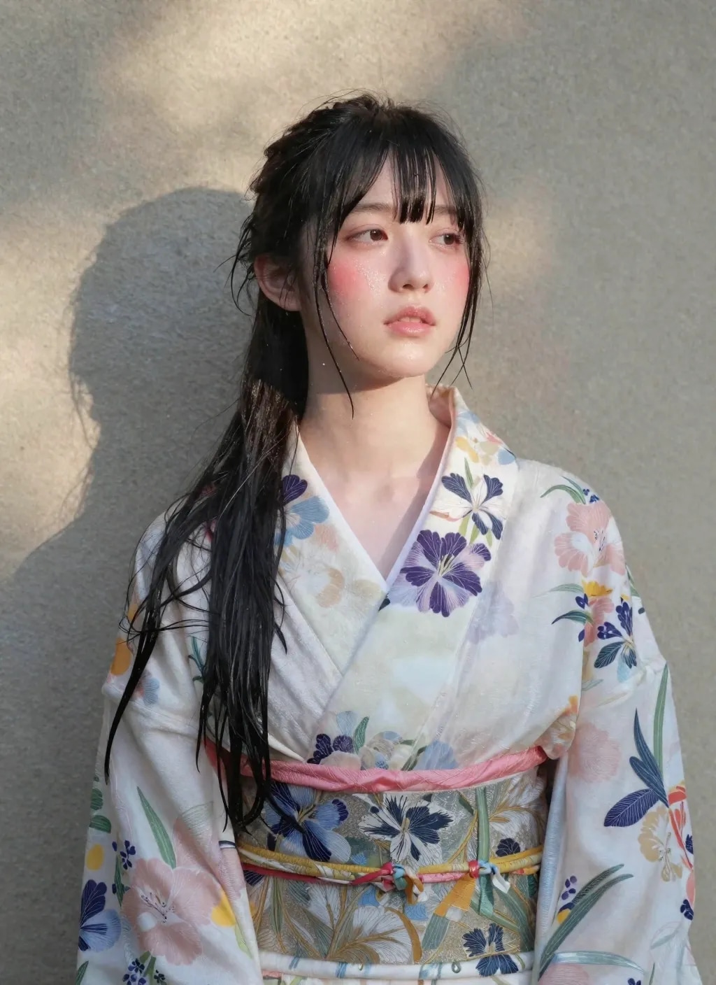 暑い日の浴衣。蒸れた浴衣を。。。フェチ