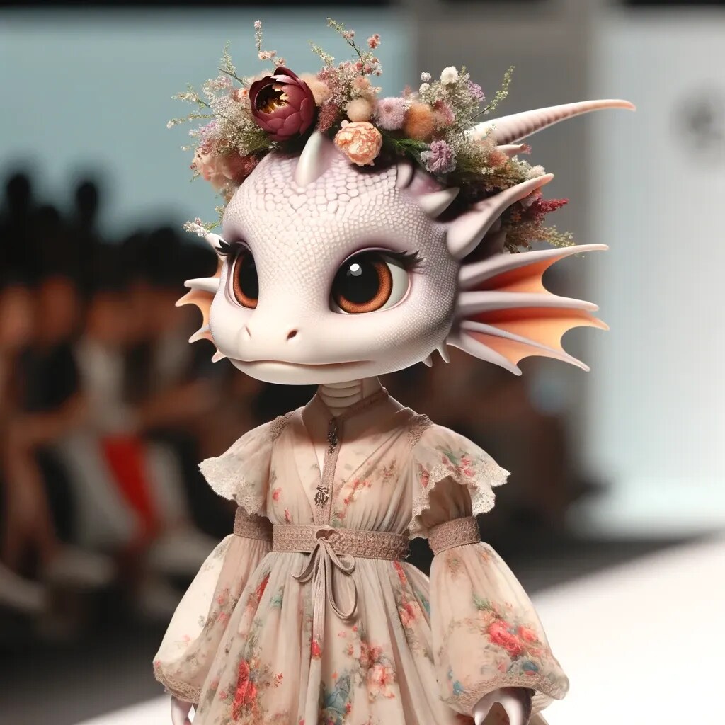 ドラゴニュートのファッションモデル