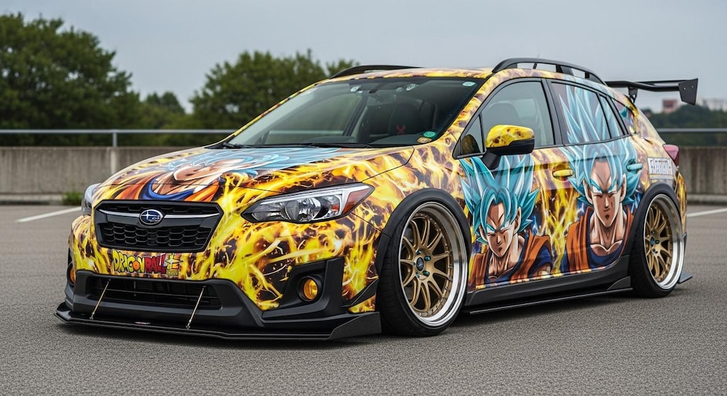 インプレッサドラゴンボール痛車