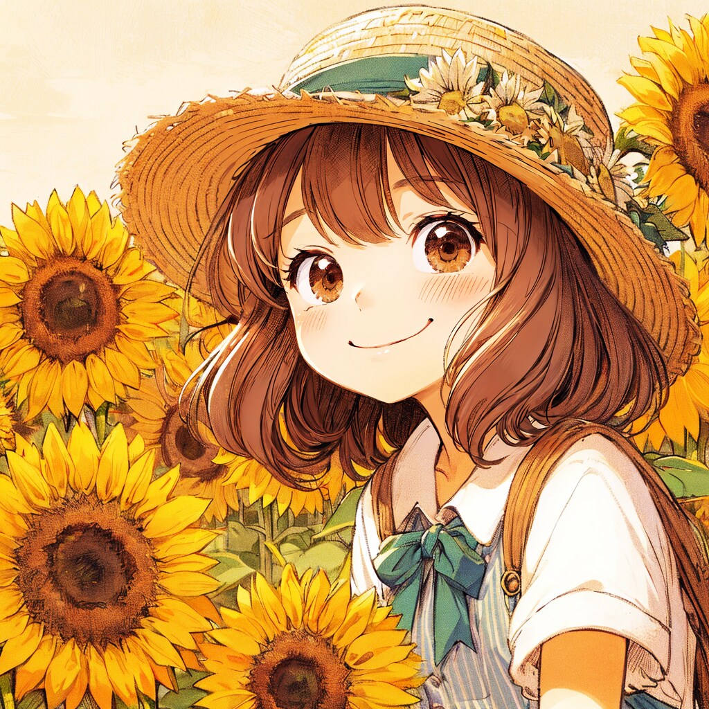 ひまわりと少女⑨