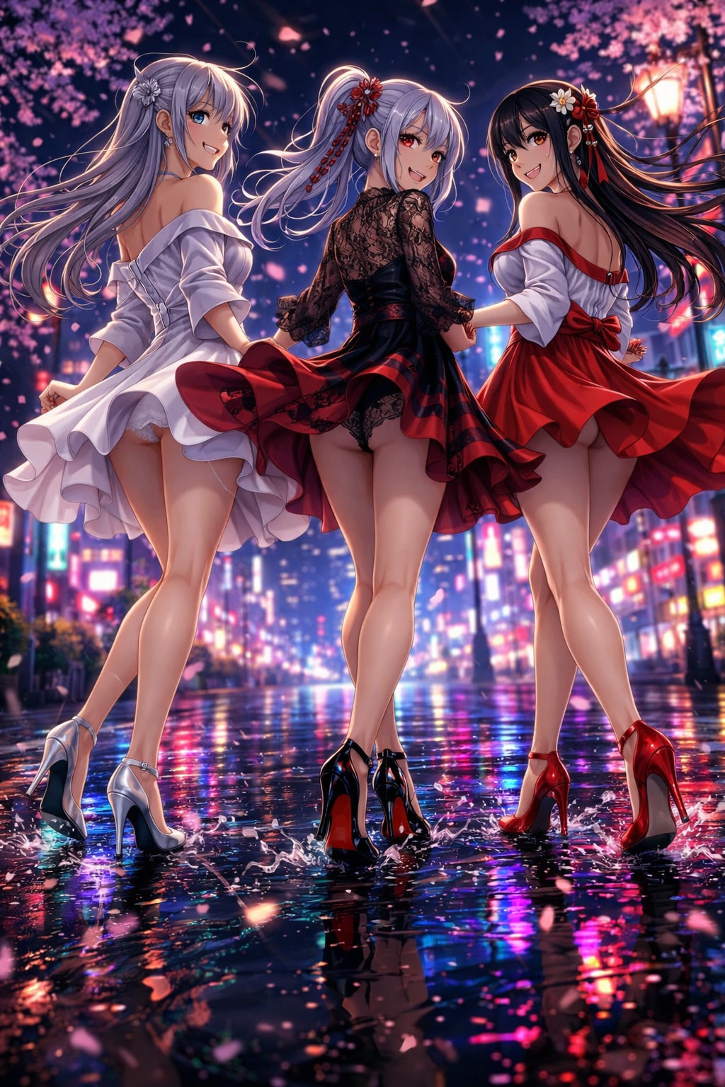 ヒロインたちのパンチラ！偶然作成