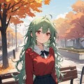 翡翠の織り手と秋の香り 2枚目
