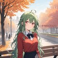 翡翠の織り手と秋の香り 3枚目