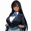 ハーフちゃん、たくし上げ 2枚目