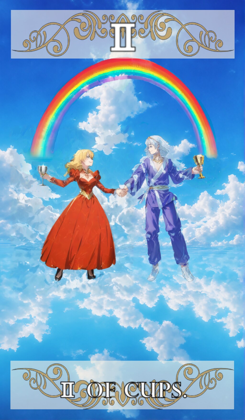 タロット　カップの２