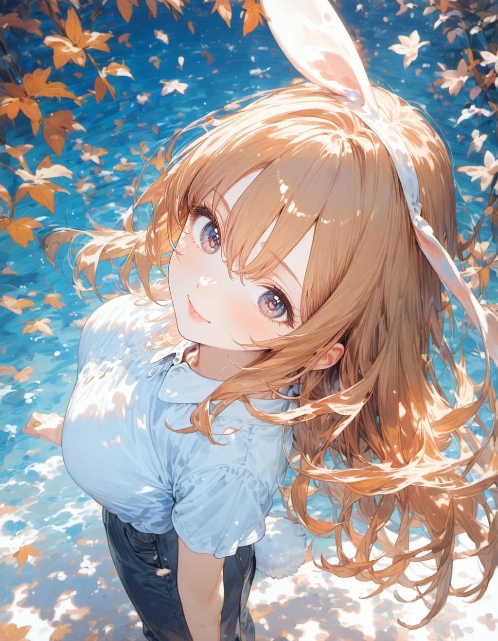 Where Autumn Falls into Blue