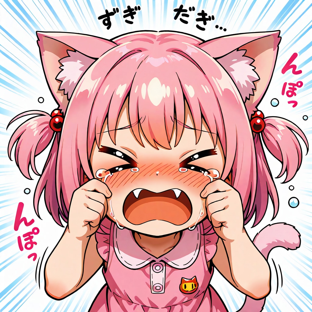えーん💦そでなしでもメイに負けてるにゃ～‼️ | の人気AIイラスト・グラビア