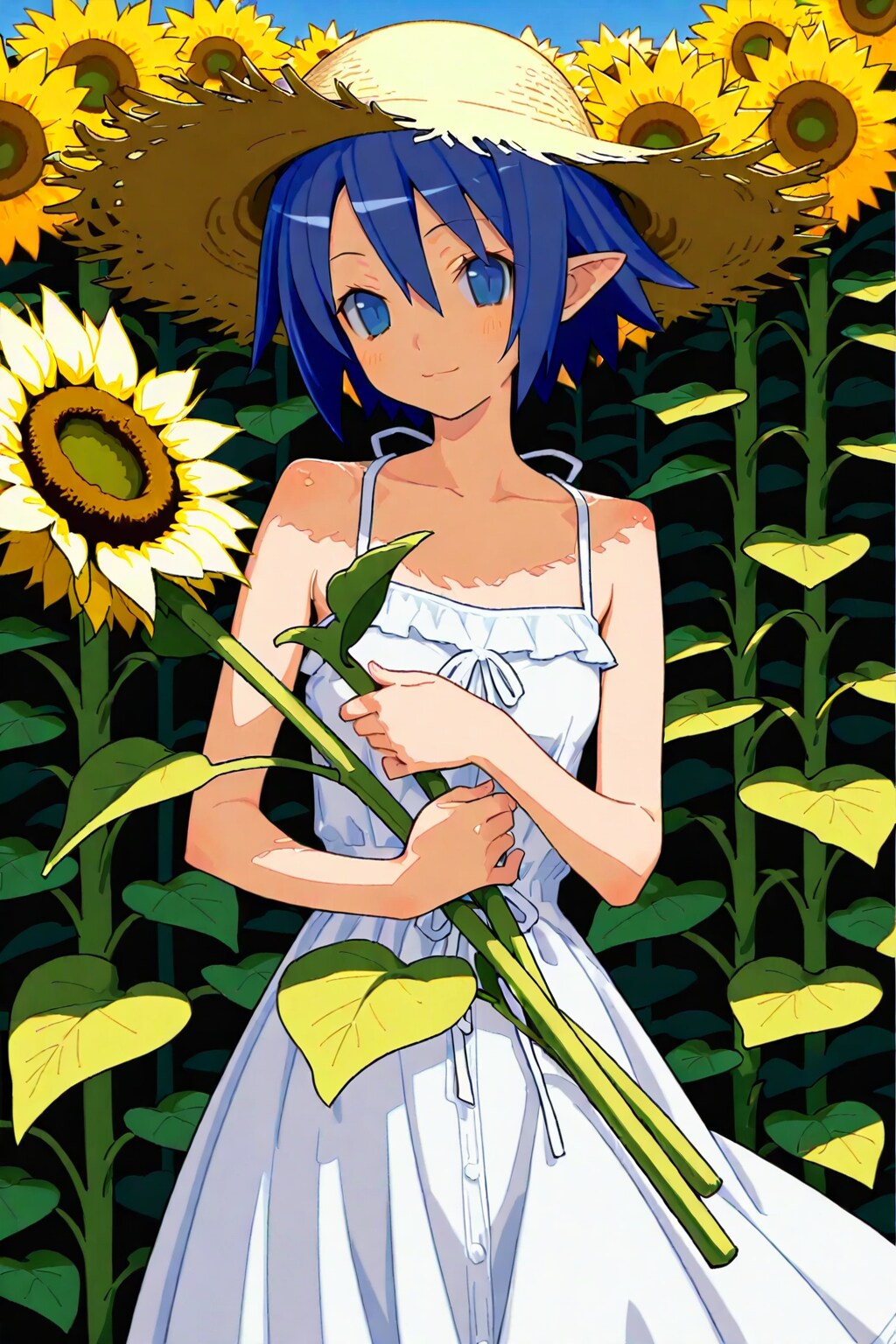 実験がてらにひまわり | の人気AIイラスト・グラビア