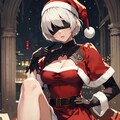9S、この服は何？クリスマス？私たちに信仰は不用。 3枚目