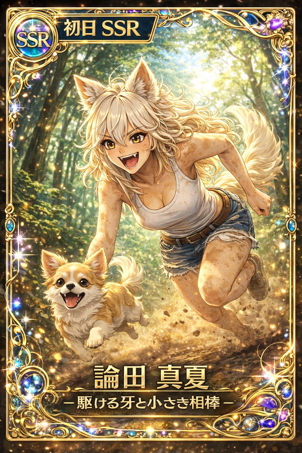 SSR うちの子真夏(ケモ化)