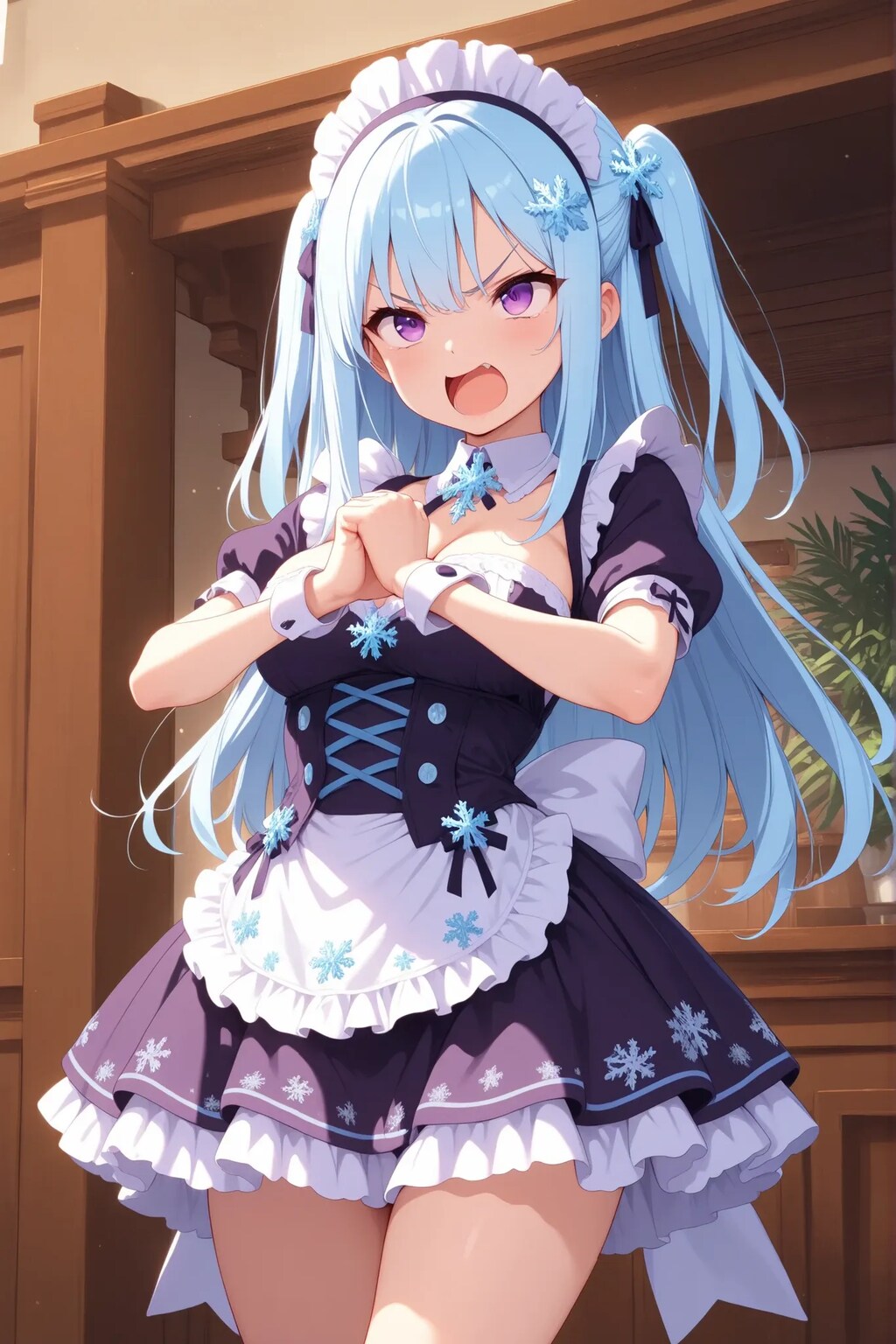 ふん！！ふなさんのメイドに殴り込み？👊スーパーメイド