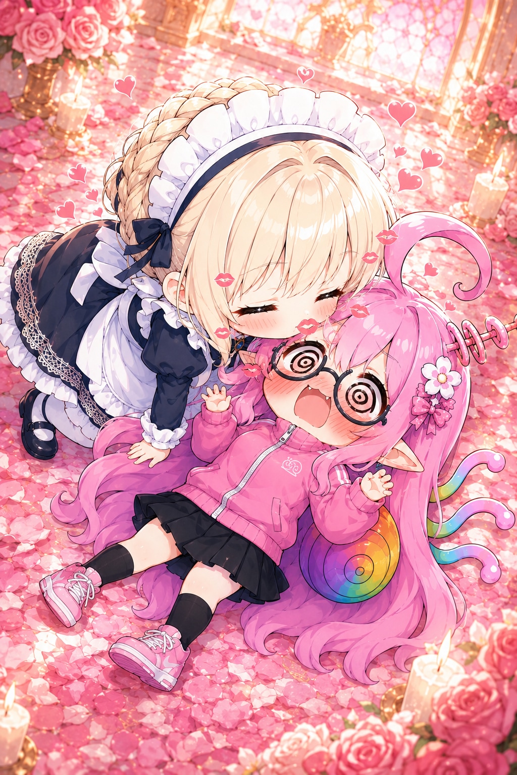娘が出かけてる間に…♡（事前→事後）