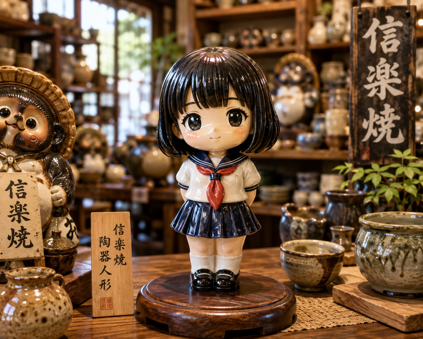 陶器人形の女の子
