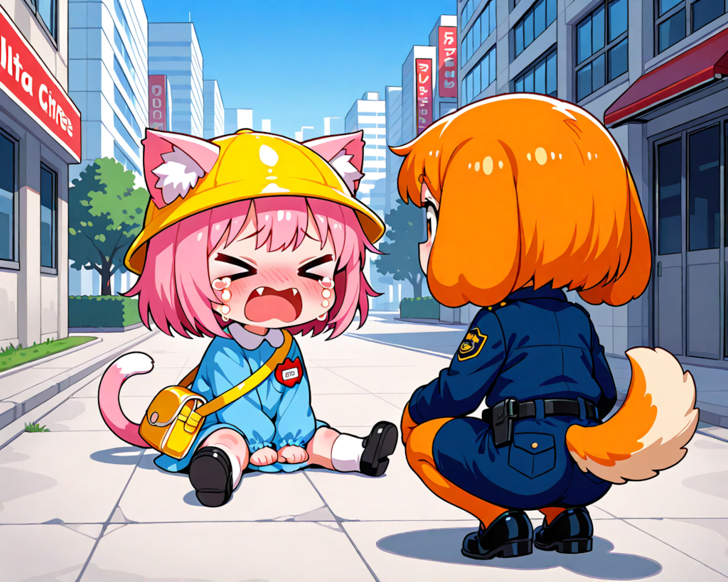 ♪まいごのまいごのこねこちゃん～
