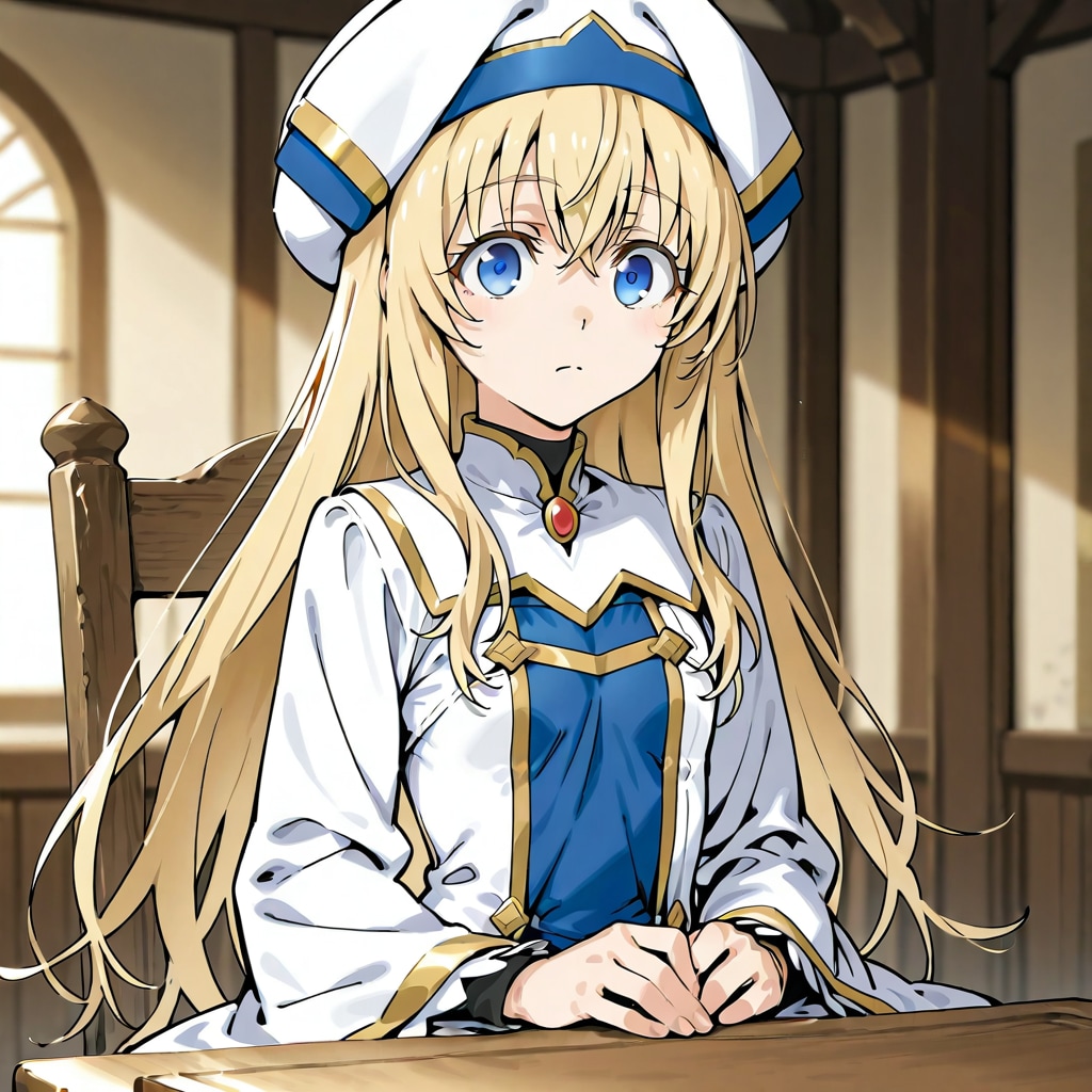 ちょっと精神的に余裕を持った女神官ちゃん | の人気AIイラスト・グラビア