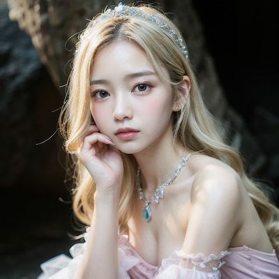 洞窟の姫様