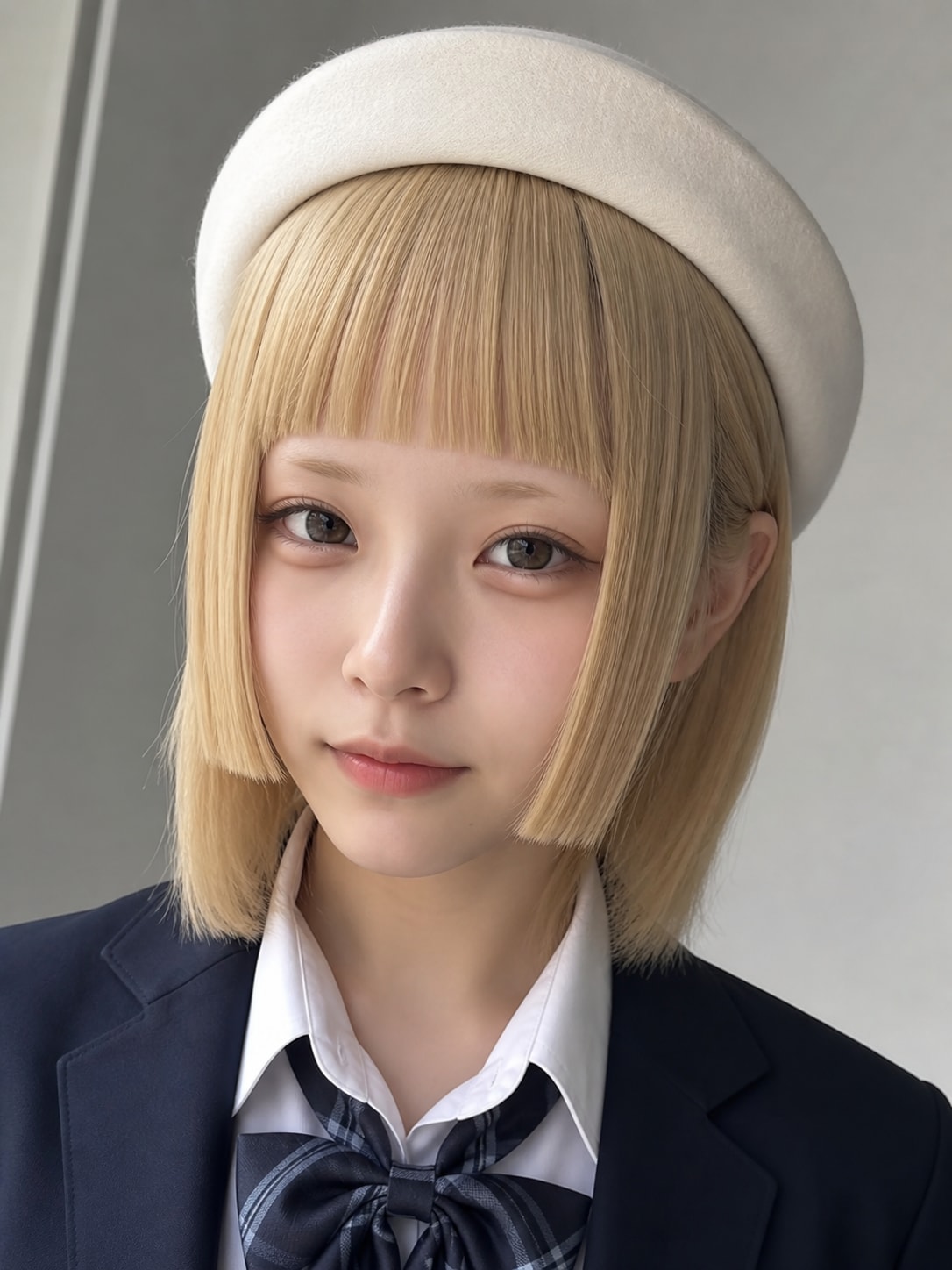 姫カット・麻呂眉・パッツンに挑戦した霜平妃 | の人気AIイラスト・グラビア