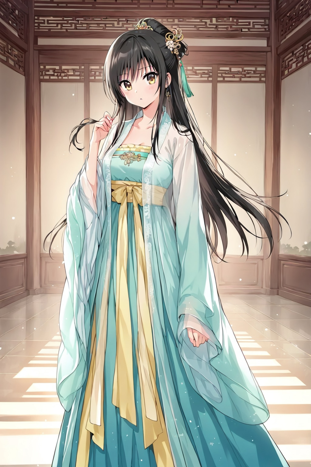 漢服の古手川さん(ちちぷい版)