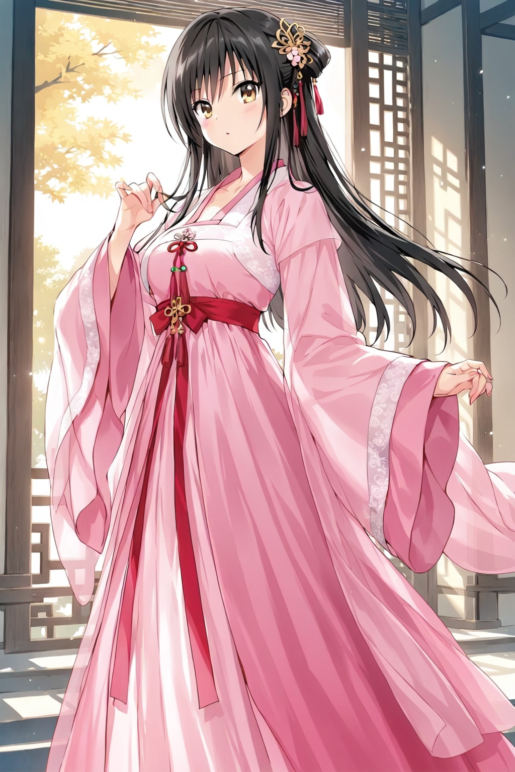 漢服の古手川さん(ちちぷい版)