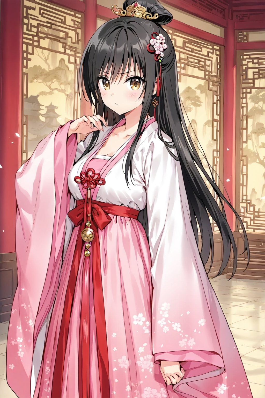 漢服の古手川さん(ちちぷい版)
