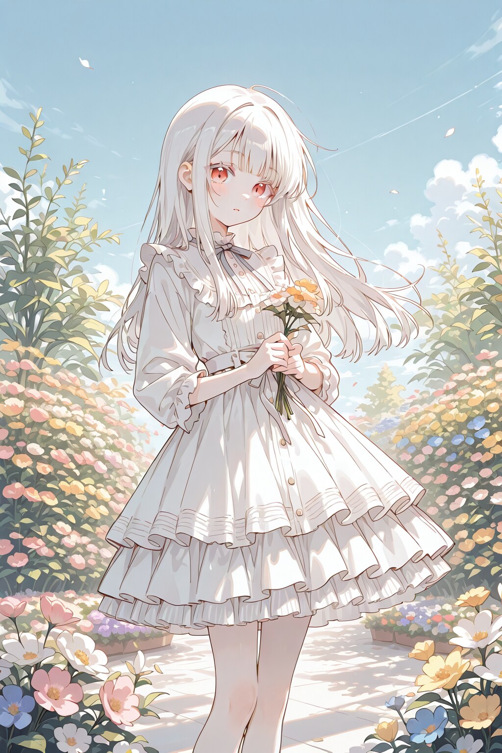 白い花 | の人気AIイラスト・グラビア