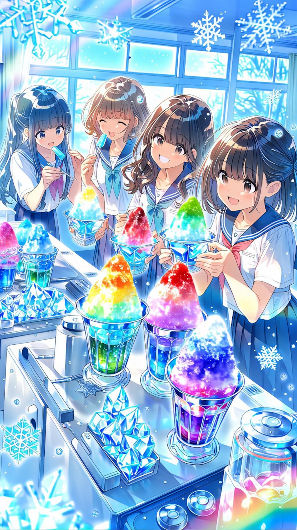 氷立高校の部活動「かき氷部」