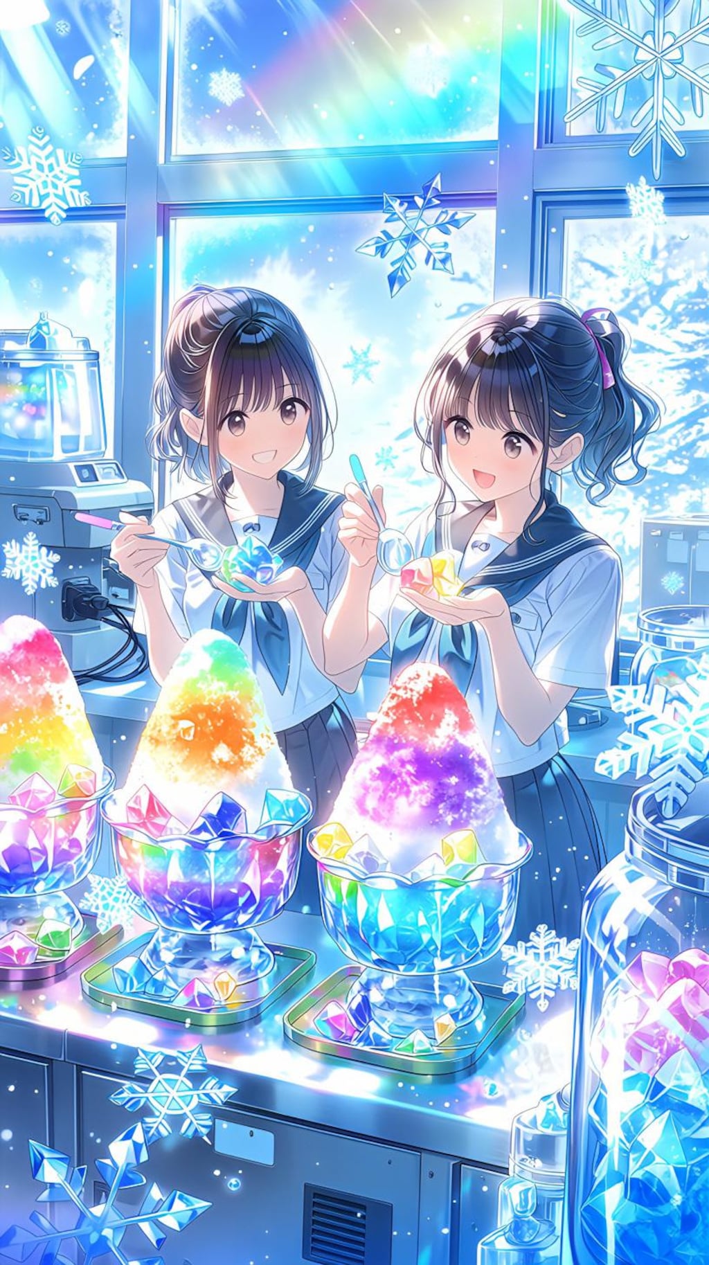 氷立高校の部活動「かき氷部」