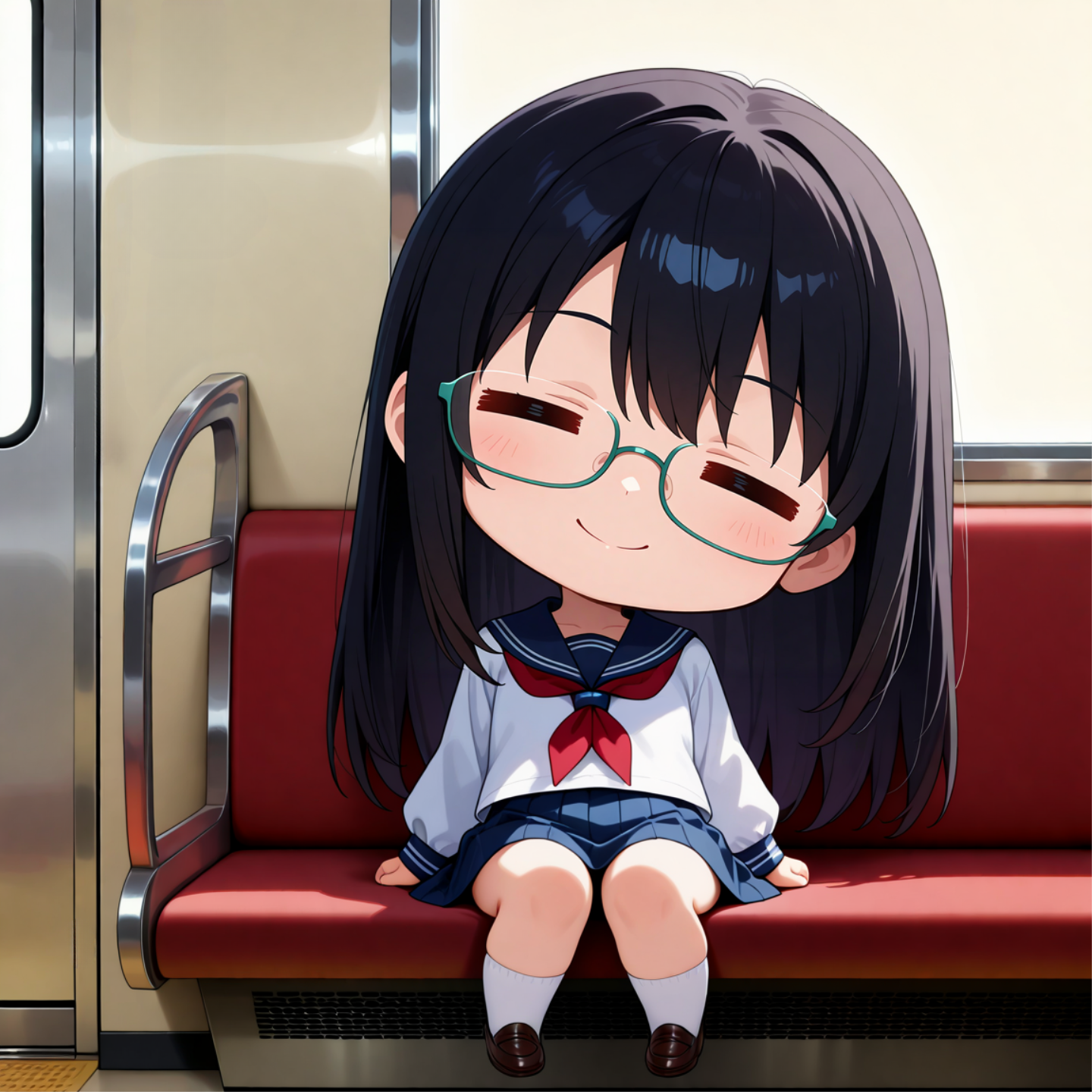 電車通学 | の人気AIイラスト・グラビア