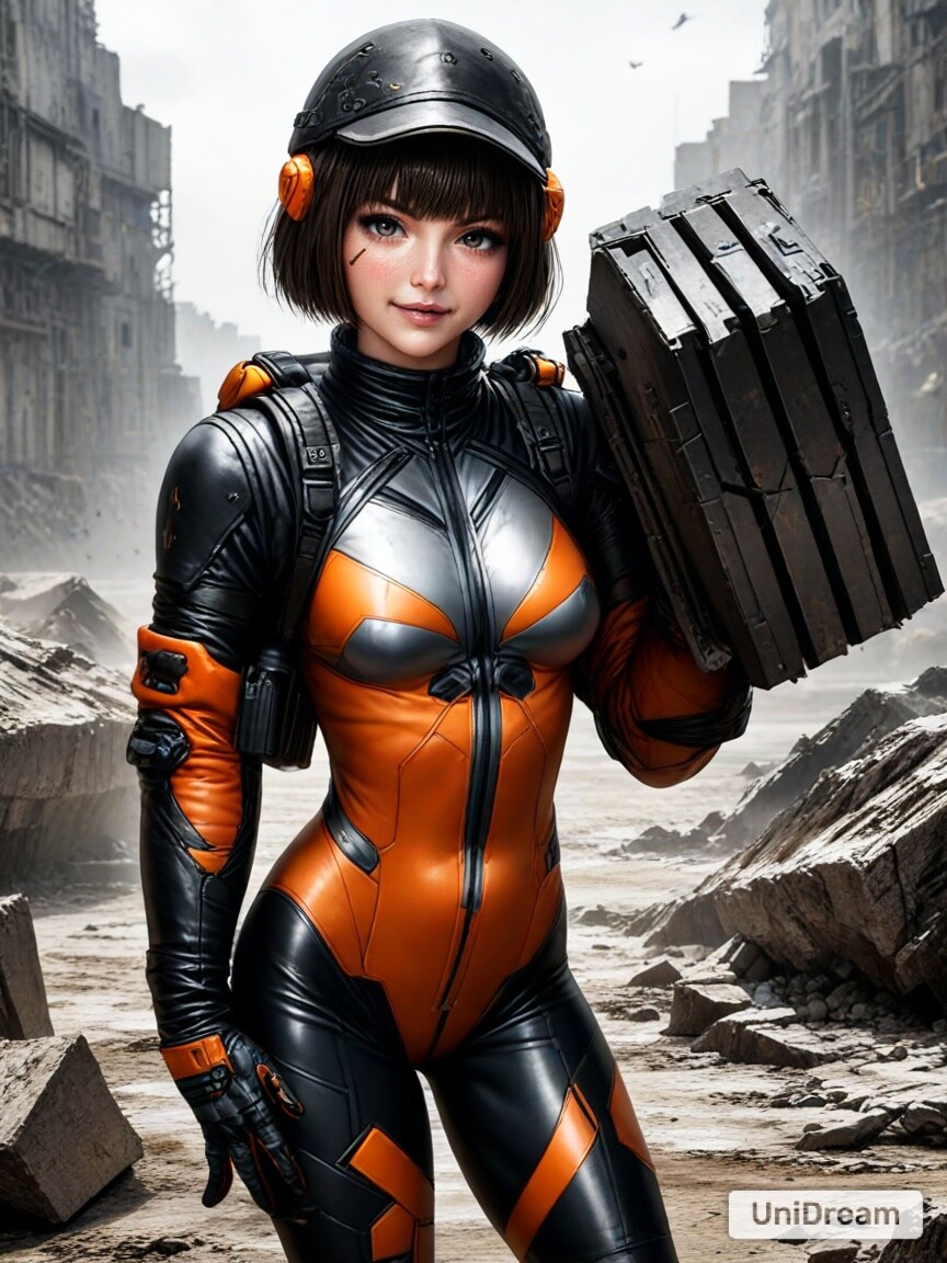 オレンジ系統のポーター達 | の人気AIイラスト・グラビア