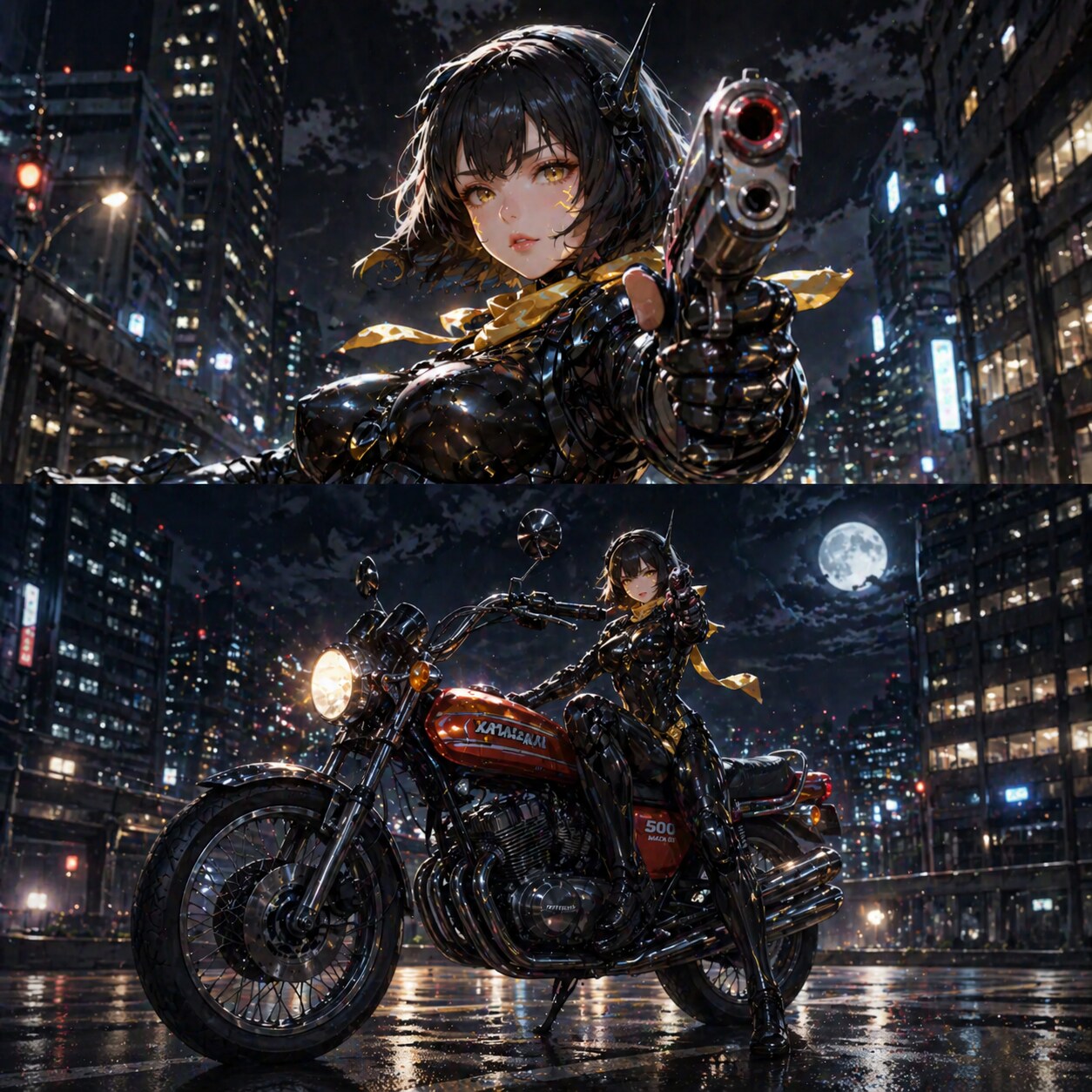 破壊機人・三子　Night City