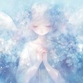 紫陽花と梅雨時の天使の祈り 2枚目