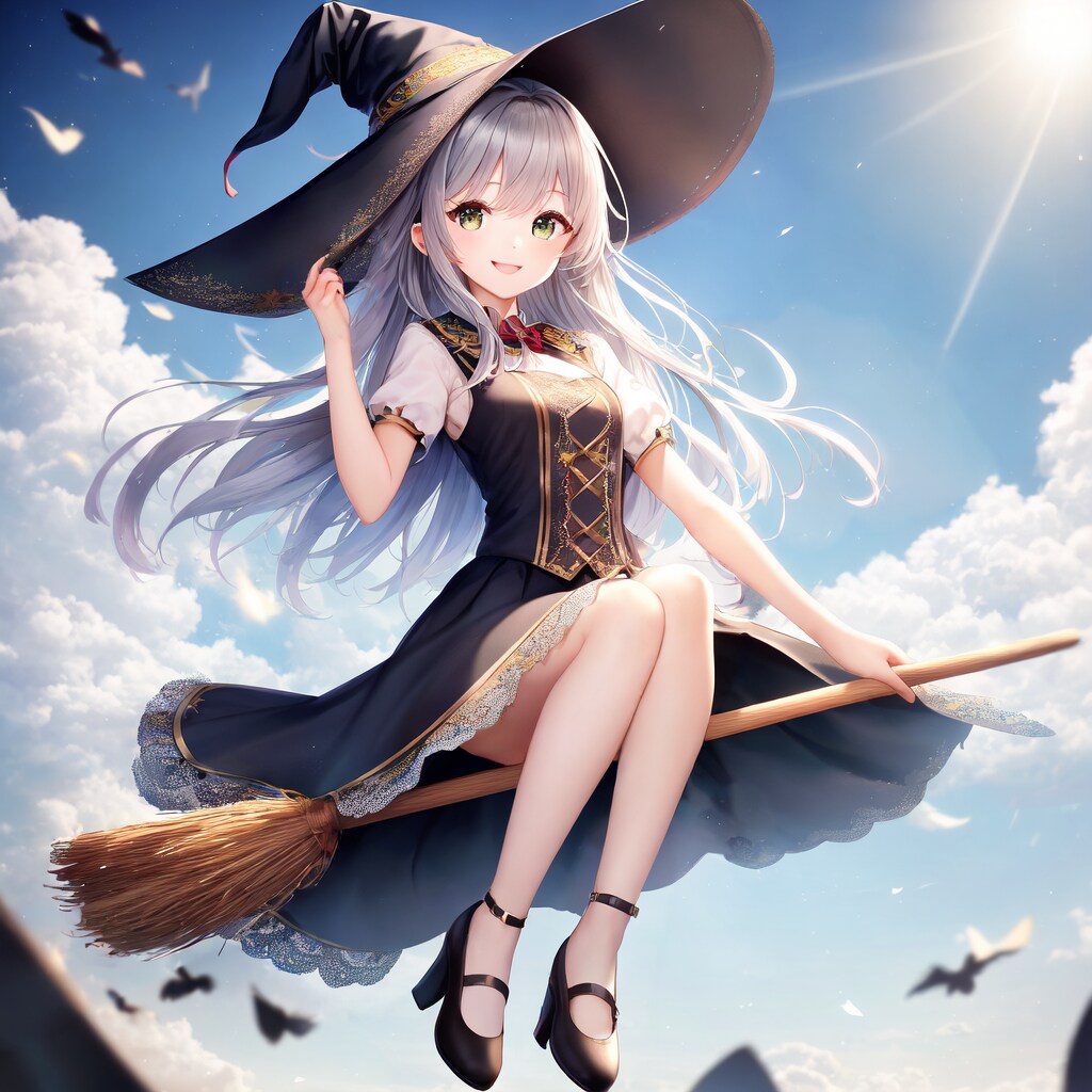 空飛ぶ魔女